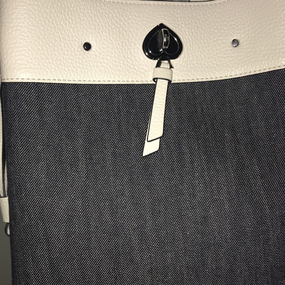 Kate Spade Denim And White Bucket Bag - Picture 2 of 2